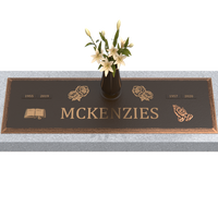 Premium Bronze Plaque 44″× 14″, with Granite Base