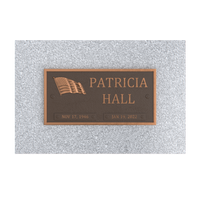 Premium Bronze Plaque 8"x 4"