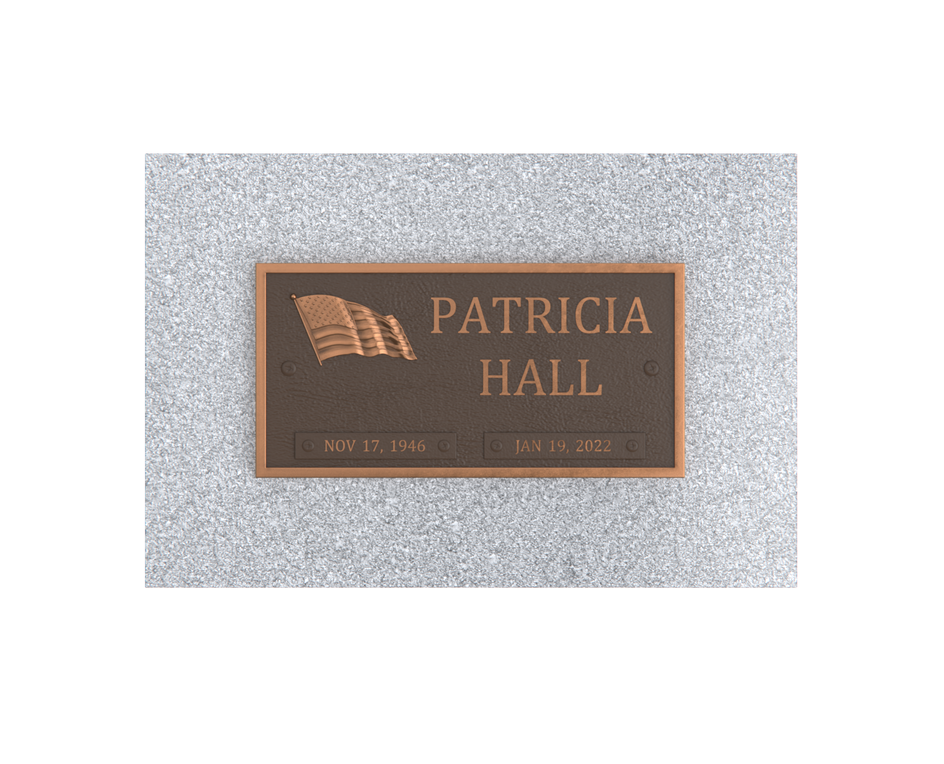 Premium Bronze Plaque 8"x 4"