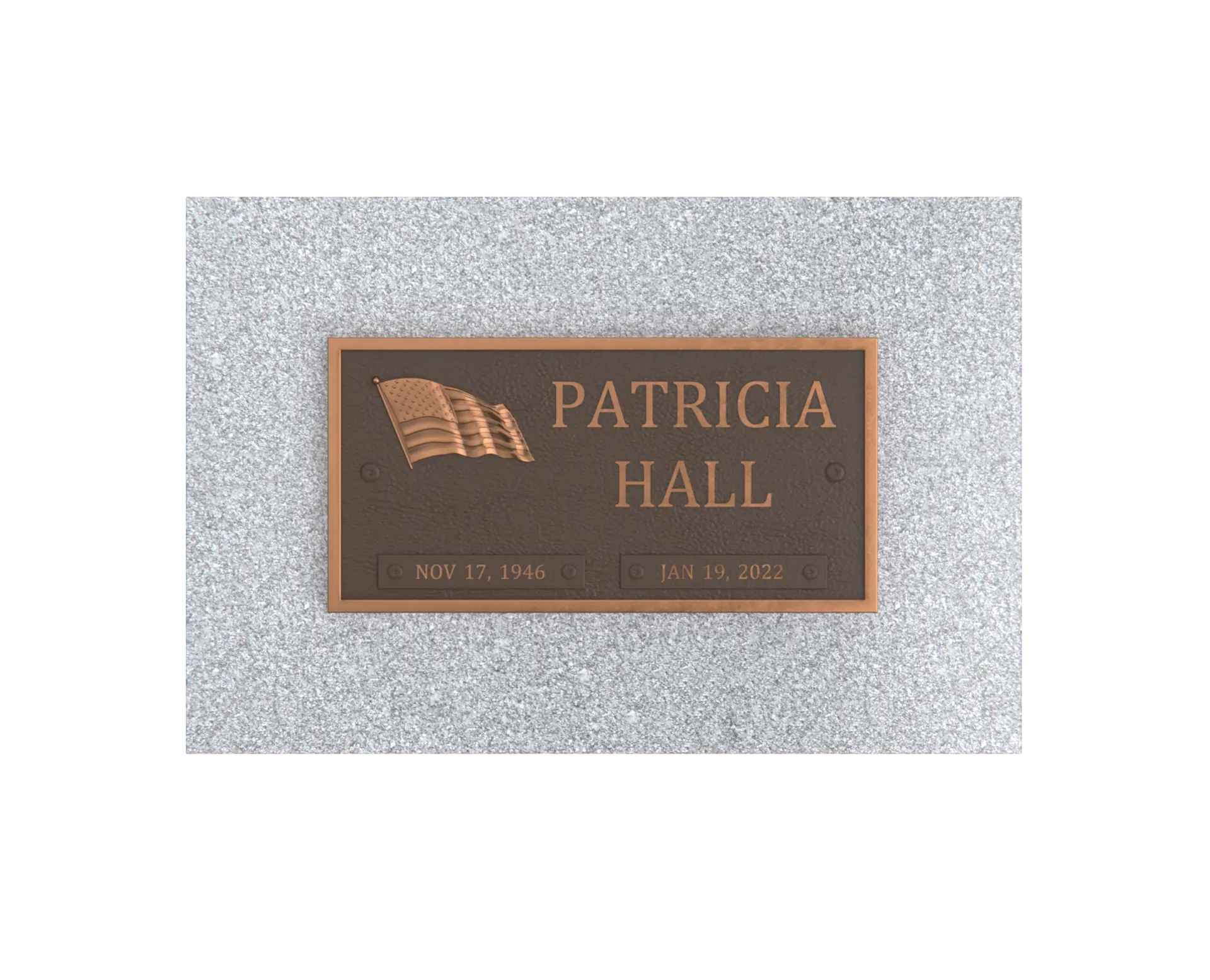 Premium Bronze Plaque 8"x 4"