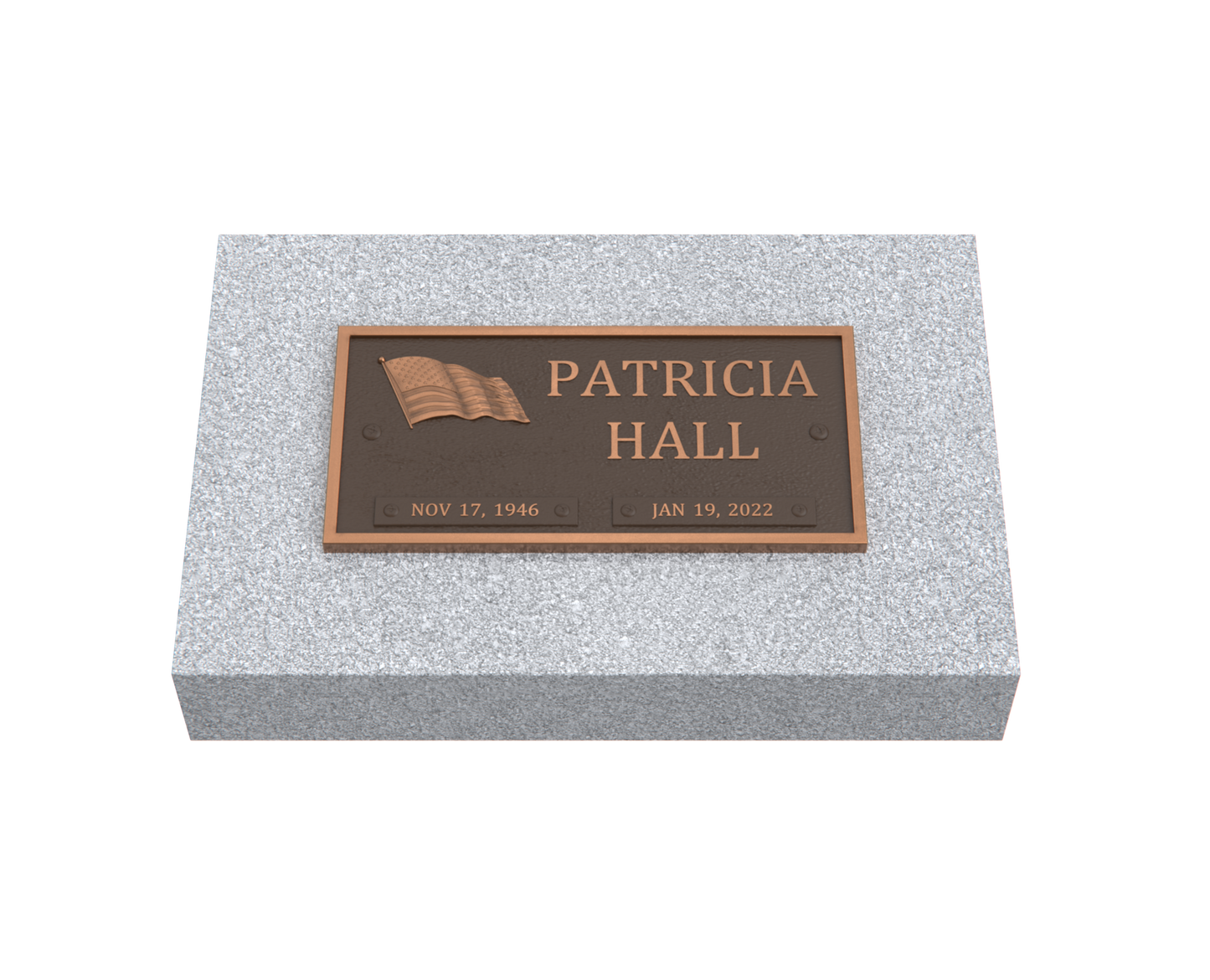 Premium Bronze Plaque 8"x 4"