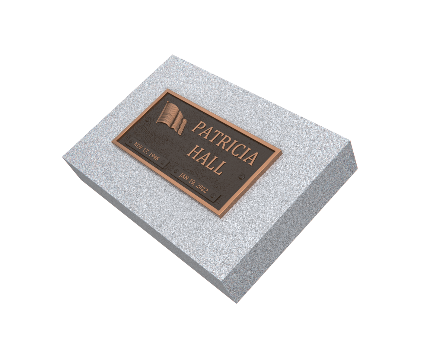 Premium Bronze Plaque 8"x 4"