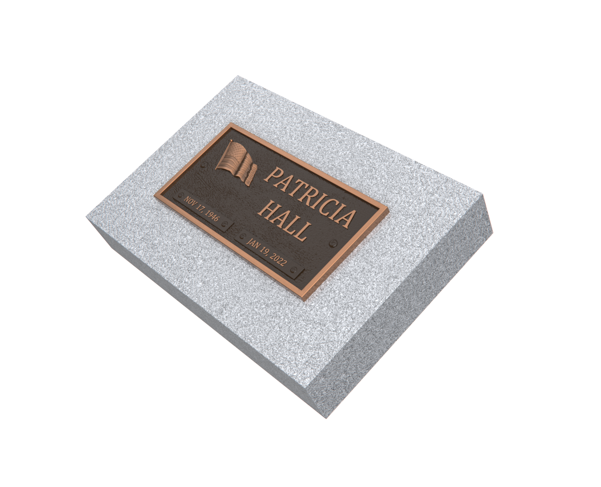 Premium Bronze Plaque 8"x 4"