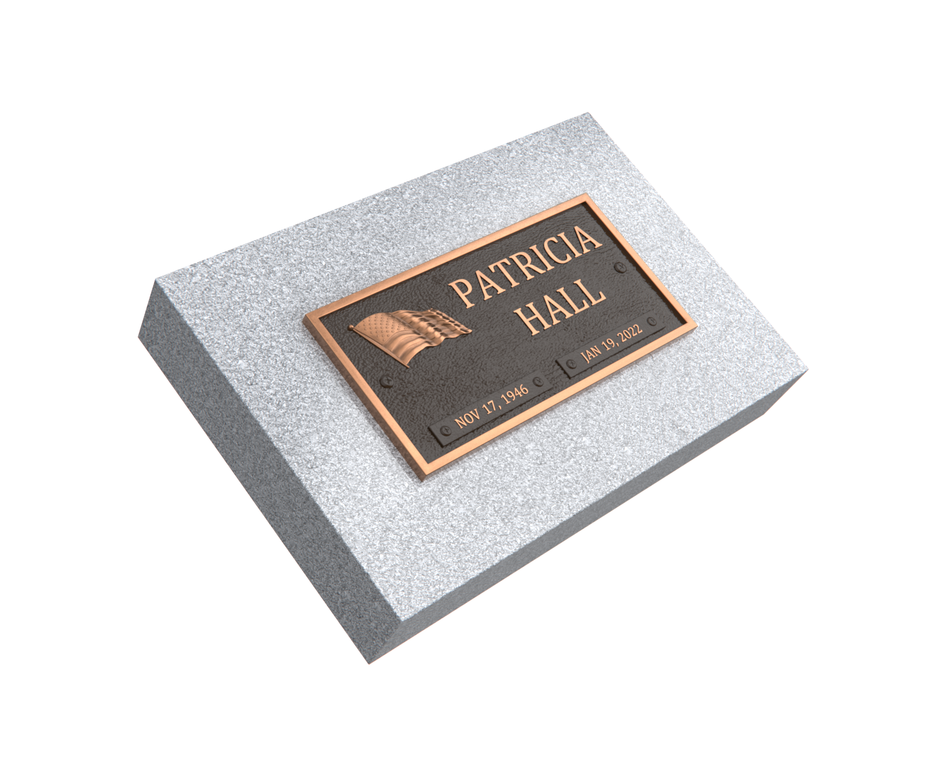 Premium Bronze Plaque 8"x 4"