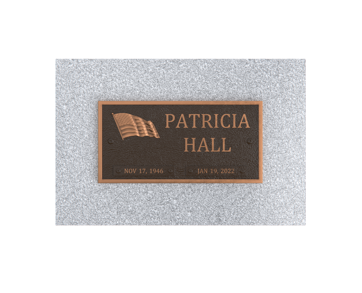 Premium Bronze Plaque 8"x 4"
