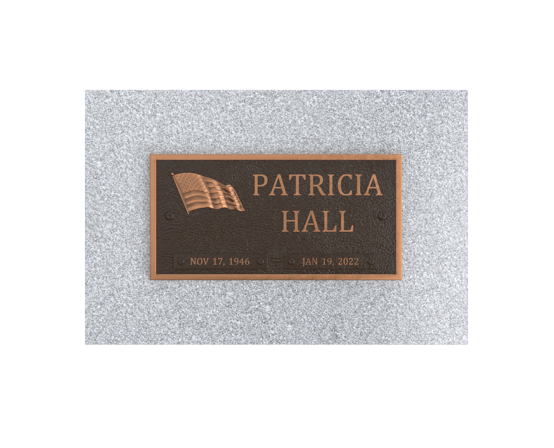 Premium Bronze Plaque 8"x 4"