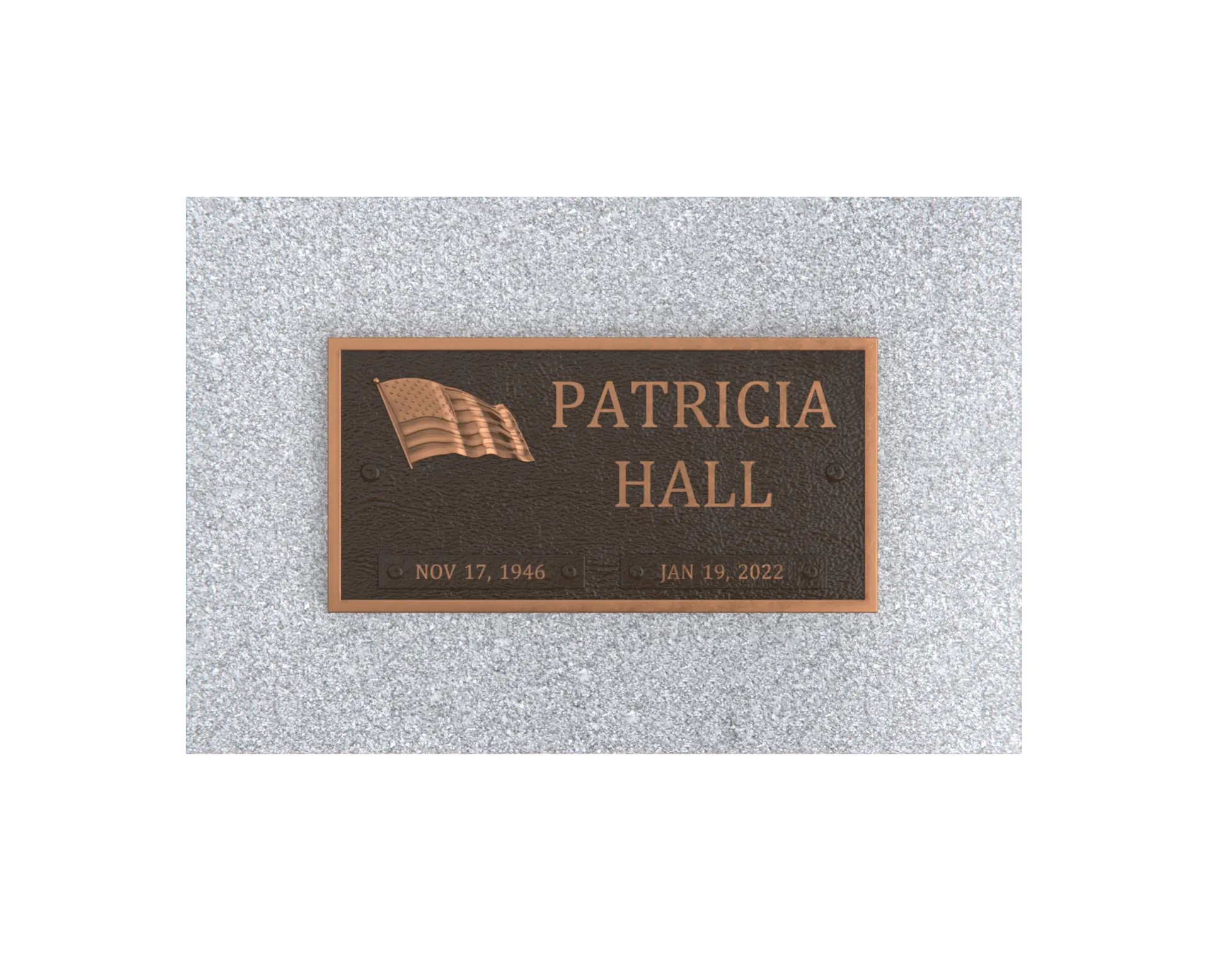 Premium Bronze Plaque 8"x 4"