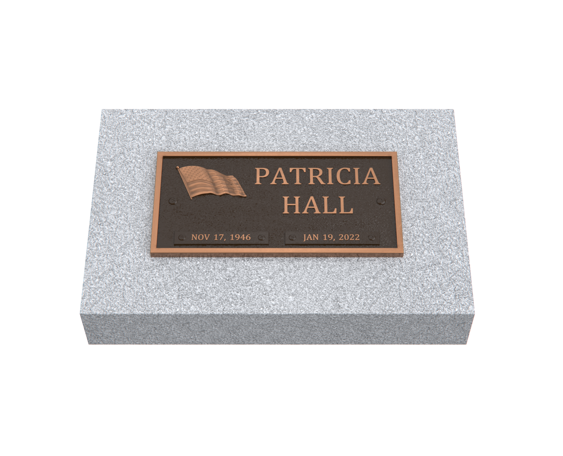 Premium Bronze Plaque 8"x 4"