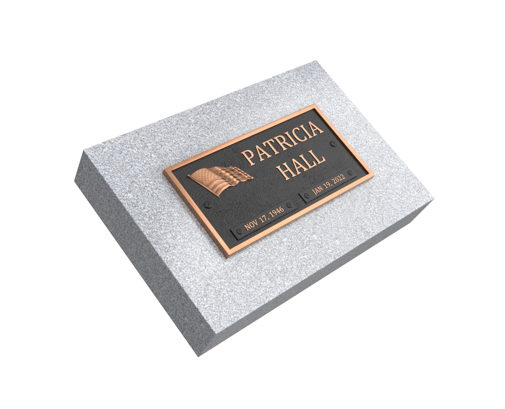 Premium Bronze Plaque 8"x 4"