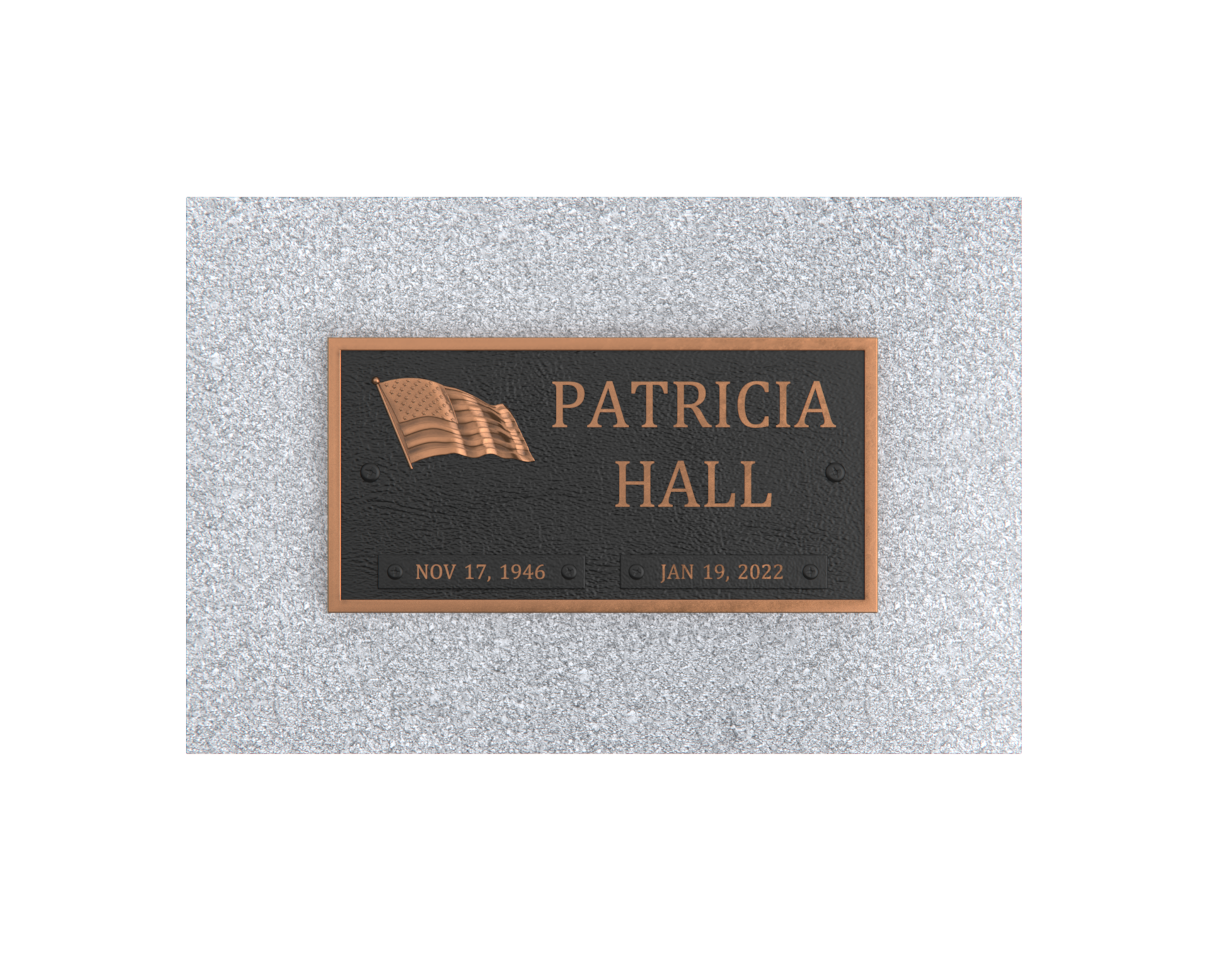 Premium Bronze Plaque 8"x 4"