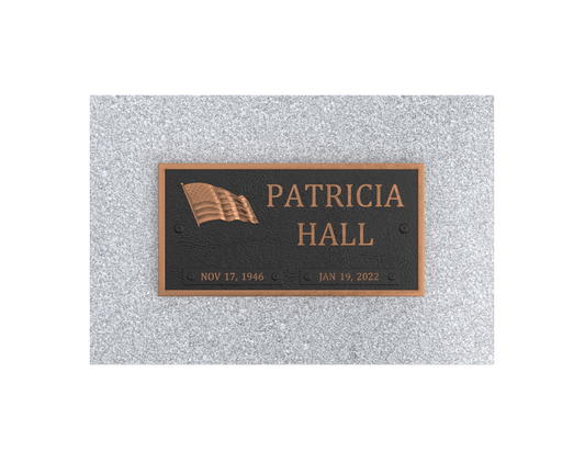 Premium Bronze Plaque 8"x 4"