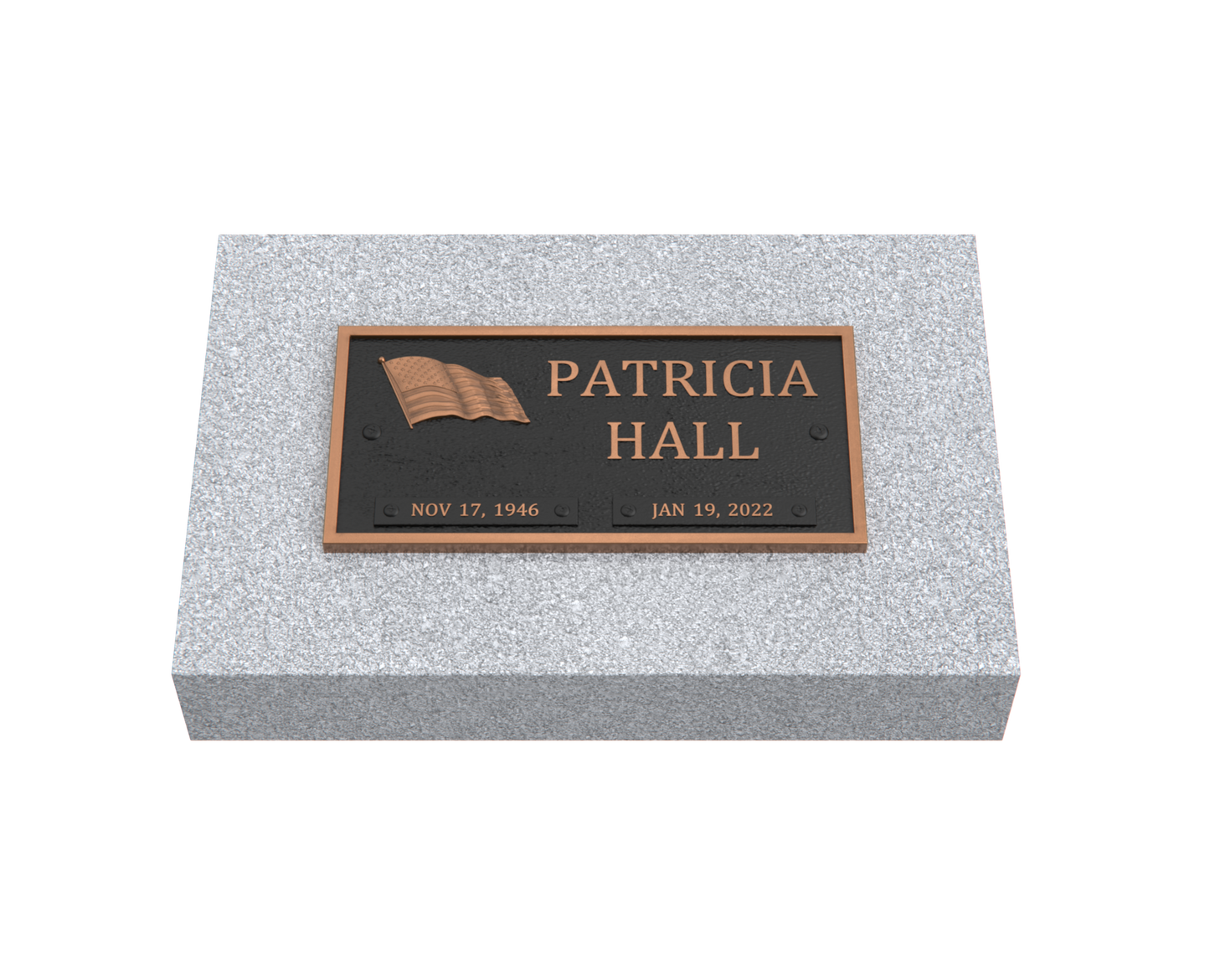 Premium Bronze Plaque 8"x 4"