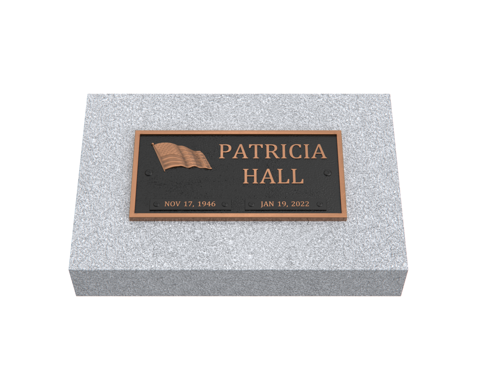 Premium Bronze Plaque 8"x 4"