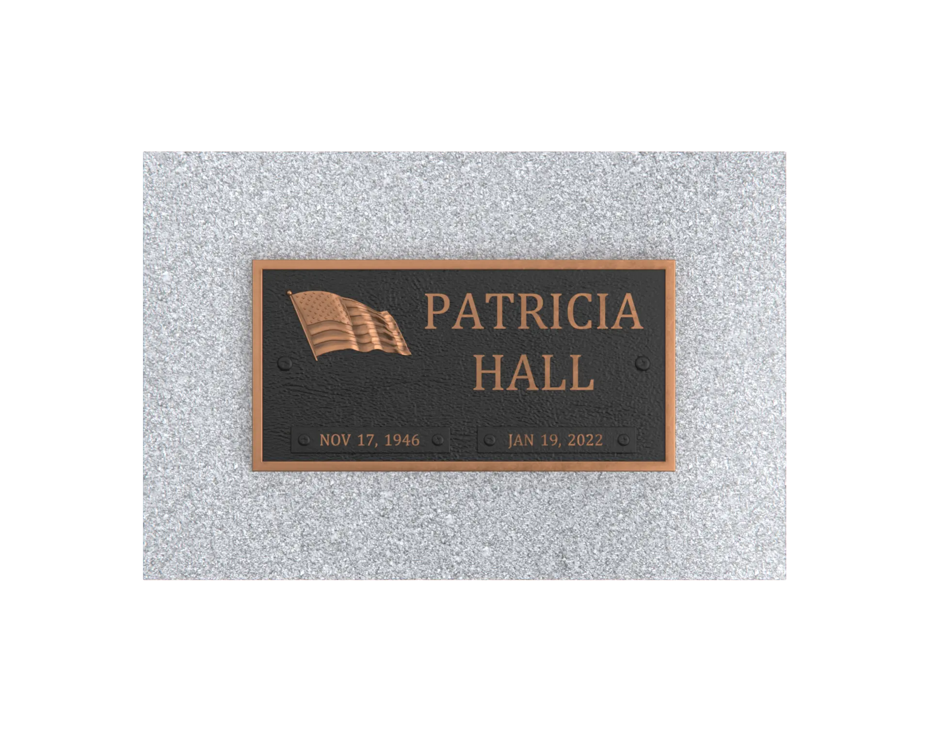 Premium Bronze Plaque 8"x 4"