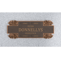 Bronze Companion Plaque 11"x 4" with Granite Base