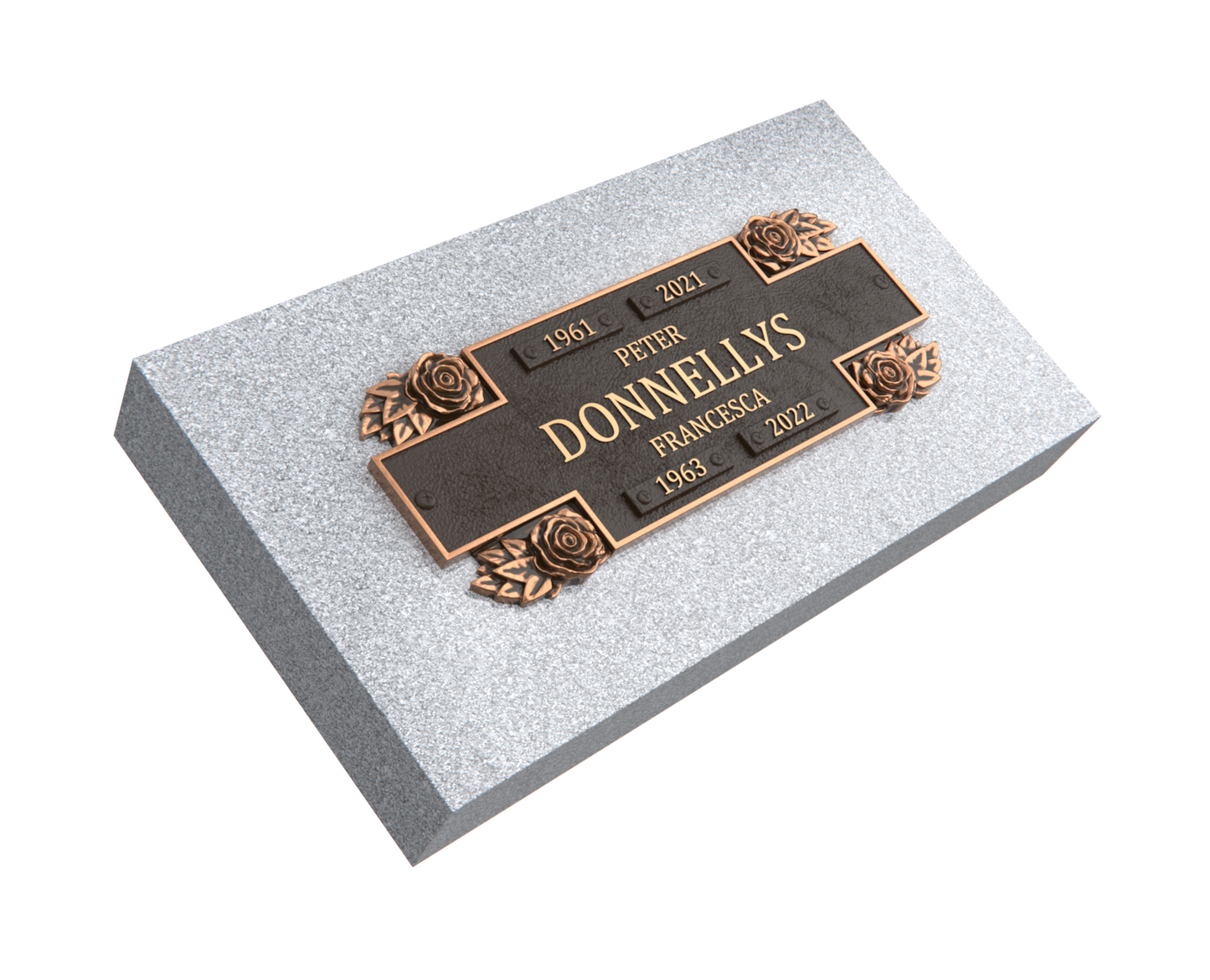 Bronze Companion Plaque 11"x 4" with Granite Base