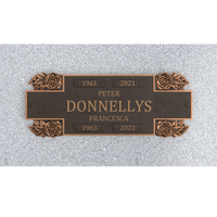 Bronze Companion Plaque 11"x 4" with Granite Base