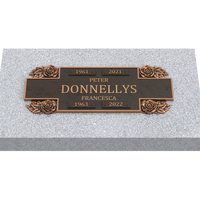 Bronze Companion Plaque 11"x 4" with Granite Base