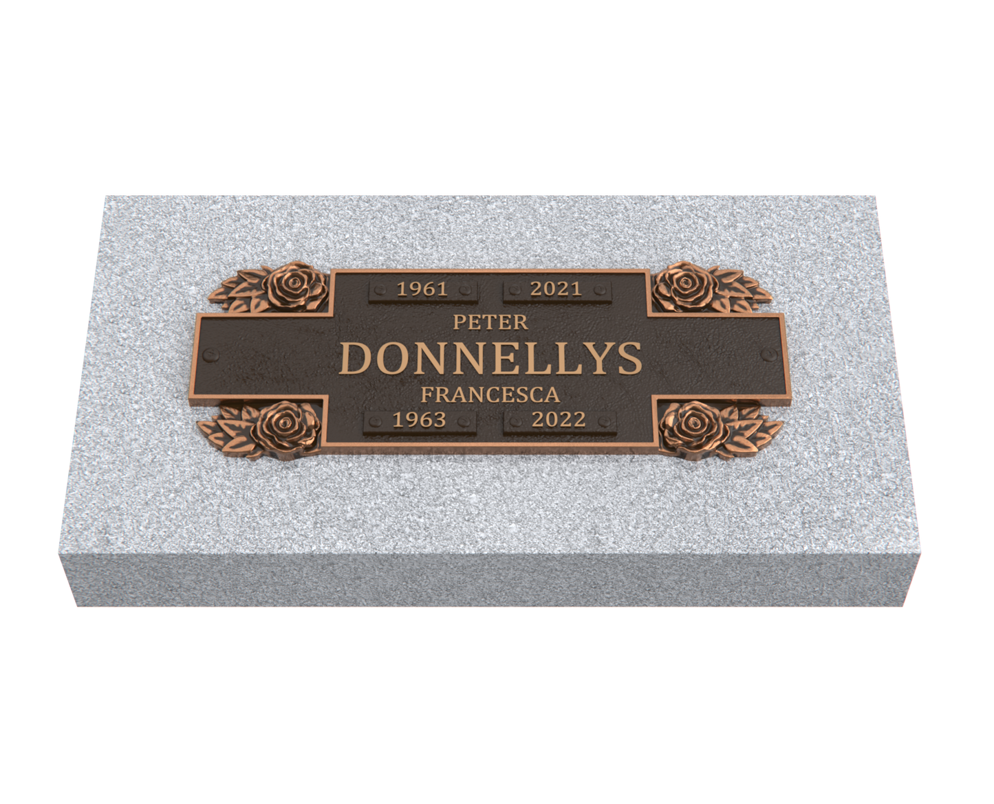 Bronze Companion Plaque 11"x 4" with Granite Base
