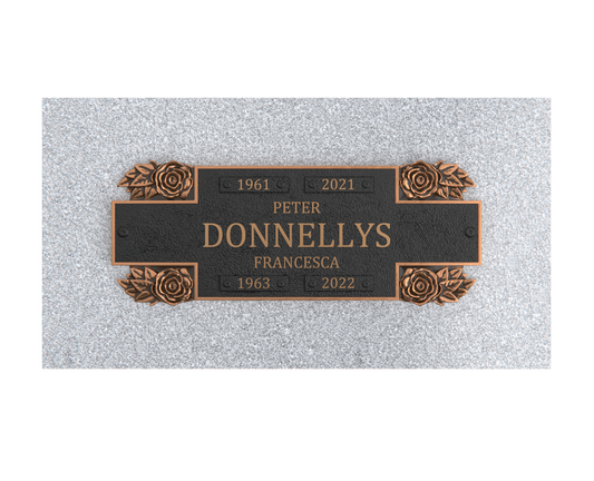 Bronze Companion Plaque 11"x 4" with Granite Base