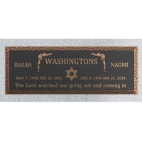 Premium Bronze Plaque 36"x 13"