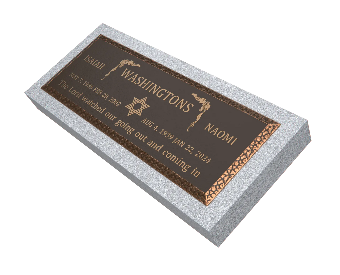 Premium Bronze Plaque 36"x 13"