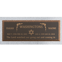 Premium Bronze Plaque 36"x 13"