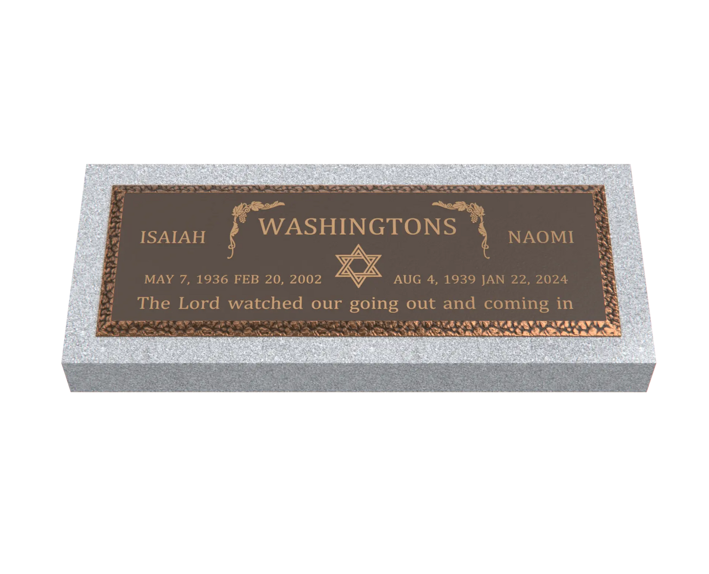 Premium Bronze Plaque 36"x 13"