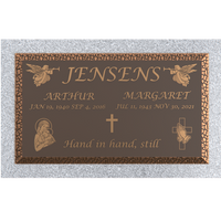Premium Bronze Plaque 28"x 16" with Granite Base