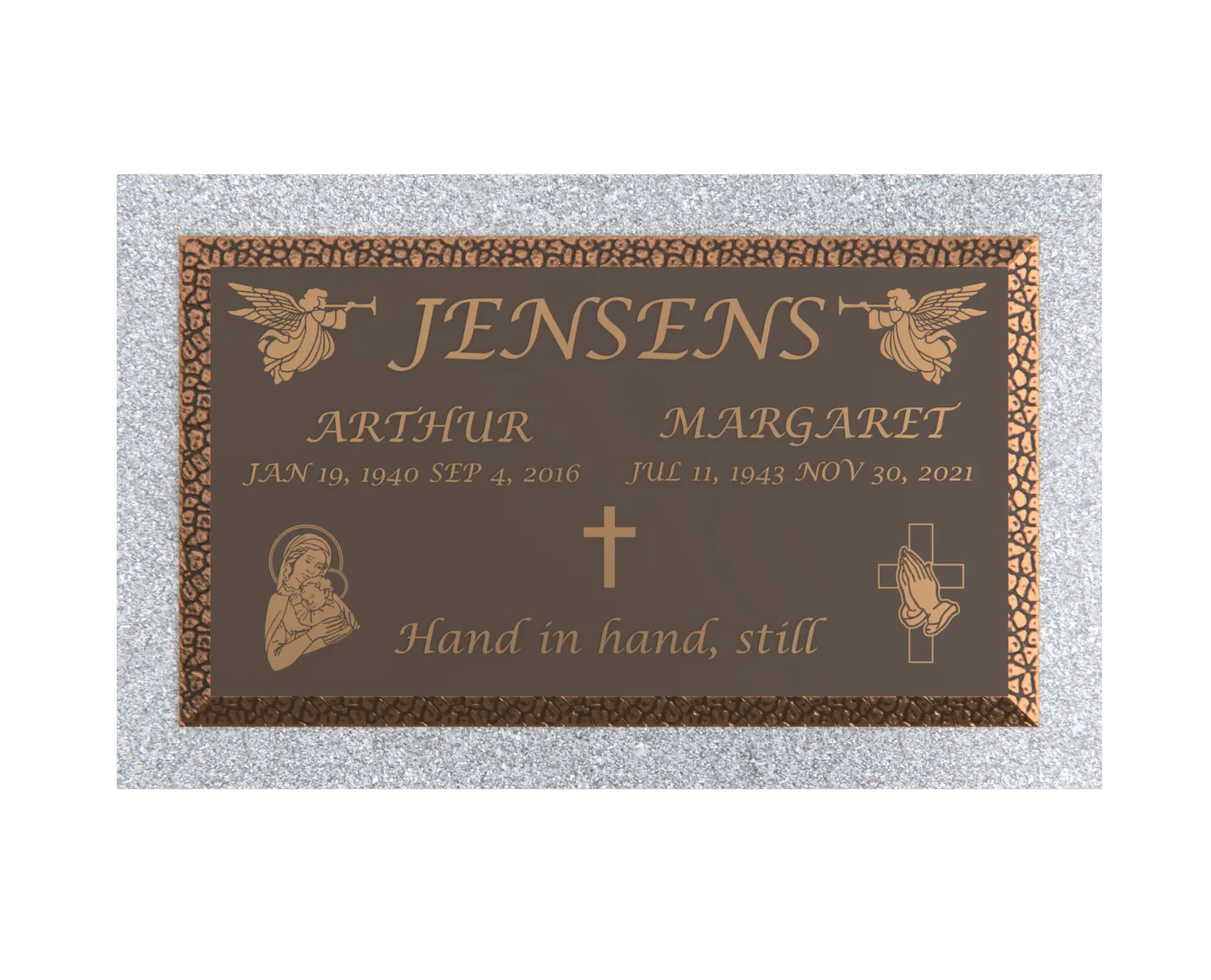 Premium Bronze Plaque 28"x 16"