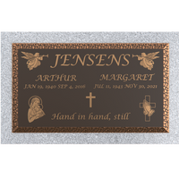 Premium Bronze Plaque 28"x 16" with Granite Base