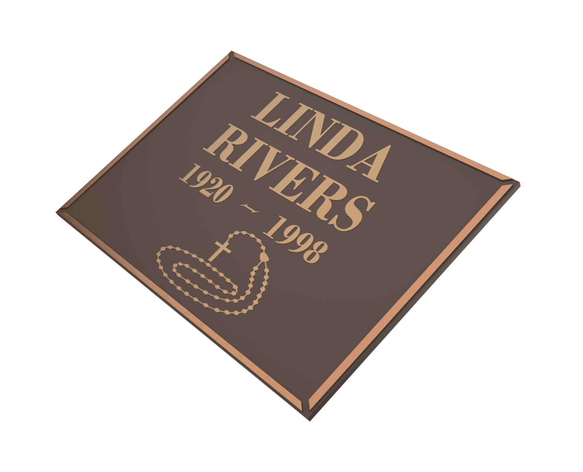 Premium Bronze Plaque 24"x 22"