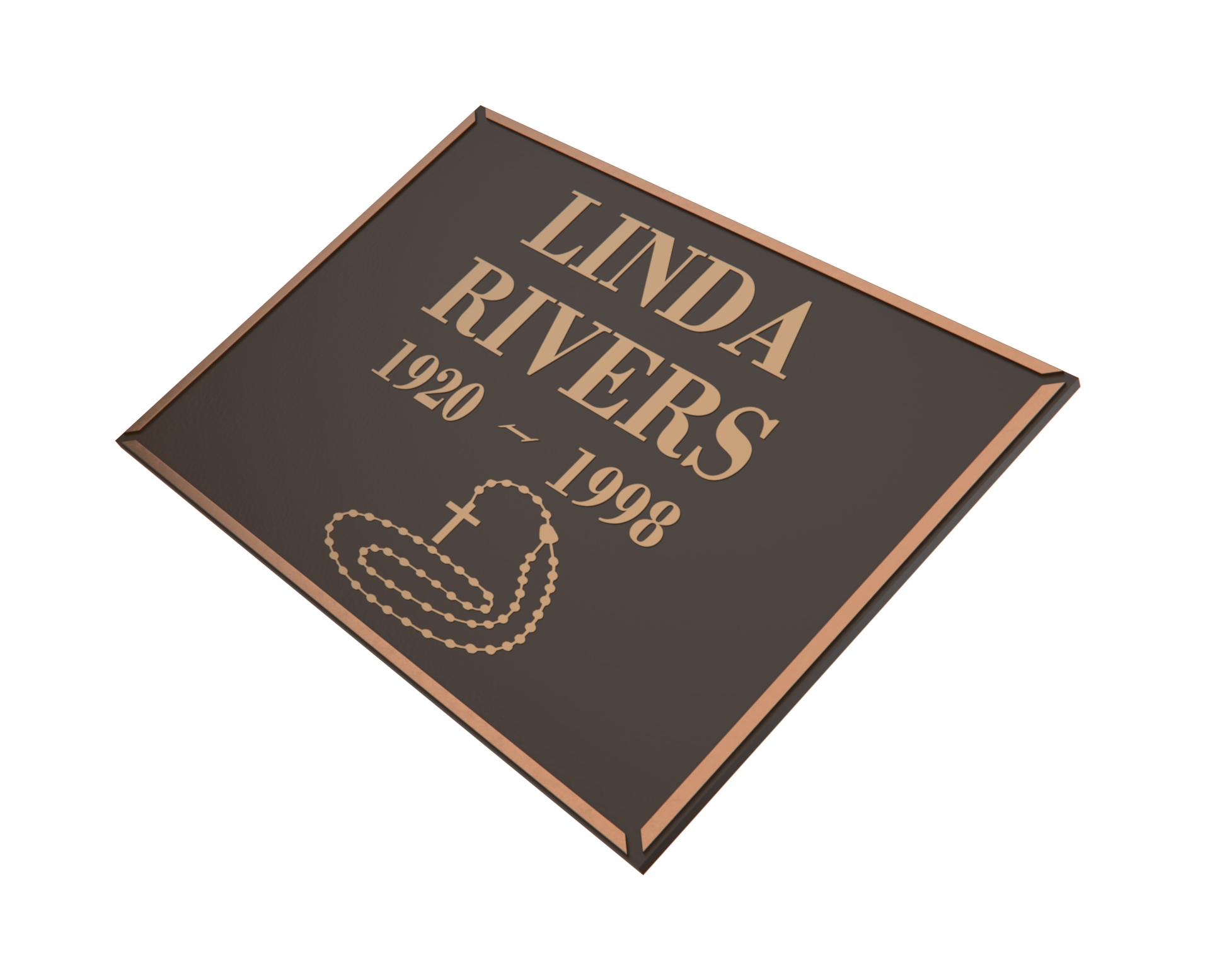 Premium Bronze Plaque 24"x 22"