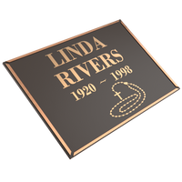 Premium Bronze Plaque 24"x 22"