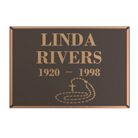 Premium Bronze Plaque 24"x 22"