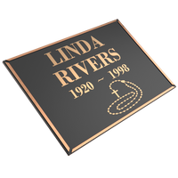 Premium Bronze Plaque 24"x 22"