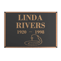 Premium Bronze Plaque 24"x 22"
