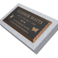 Premium Bronze Plaque 24"x 12"with Granite Base