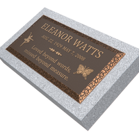 Premium Bronze Plaque 24"x 12"with Granite Base