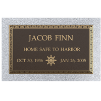 Premium Bronze Plaque 24"x 14" with Granite Base
