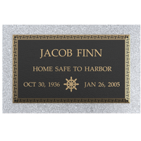 Premium Bronze Plaque 24"x 14" with Granite Base