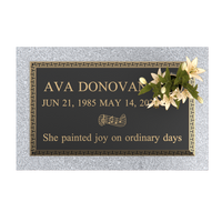 Premium Bronze Plaque 24"x 14" with Granite Base