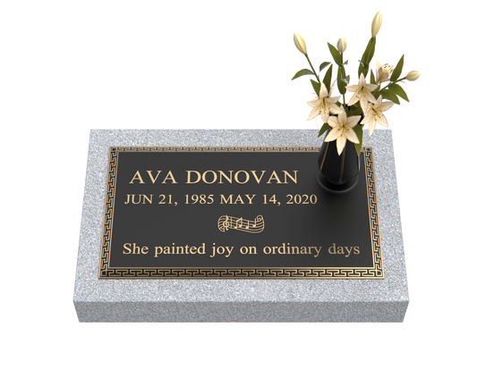 Premium Bronze Plaque 24"x 14" with Granite Base