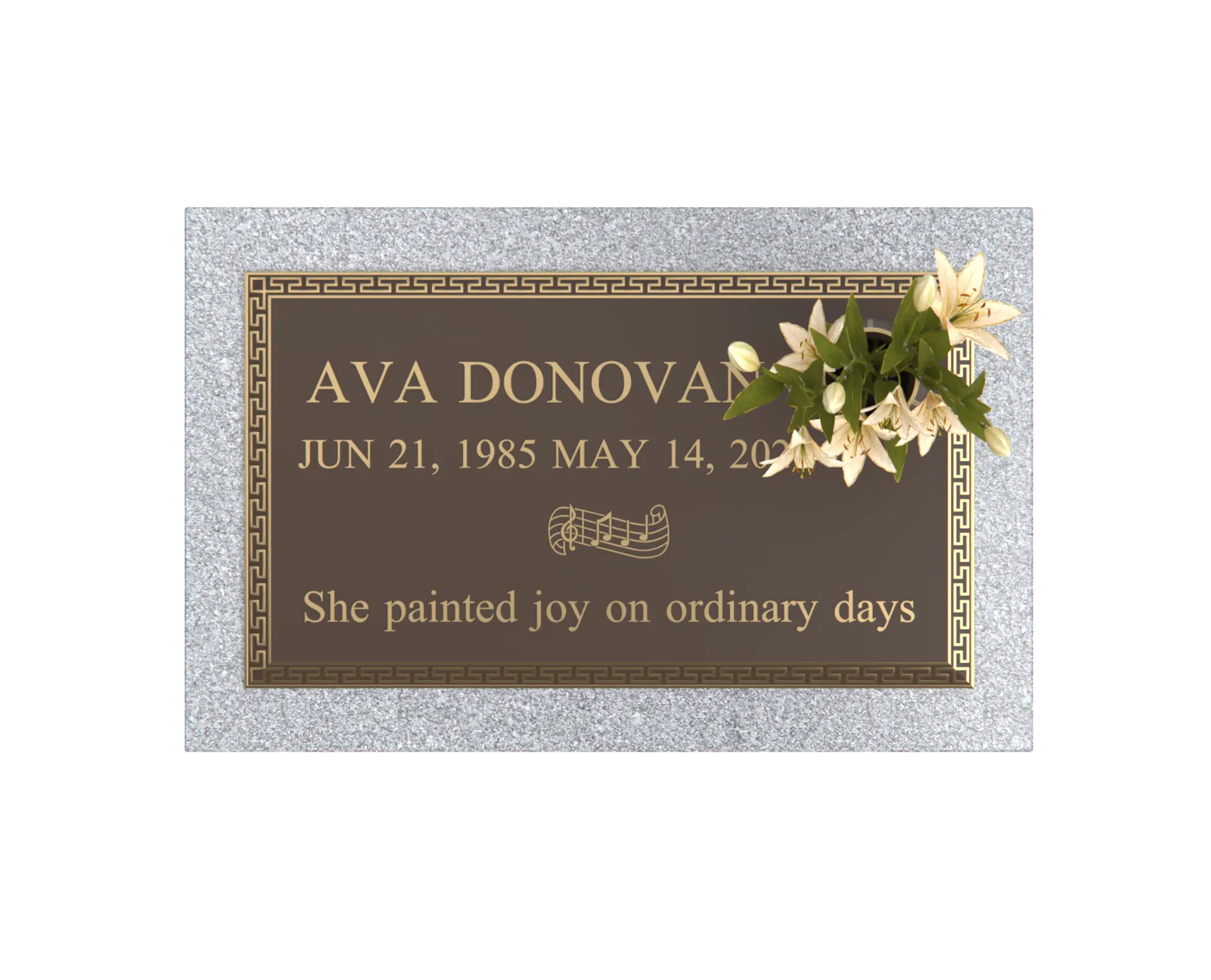 Premium Bronze Plaque 24"x 14"