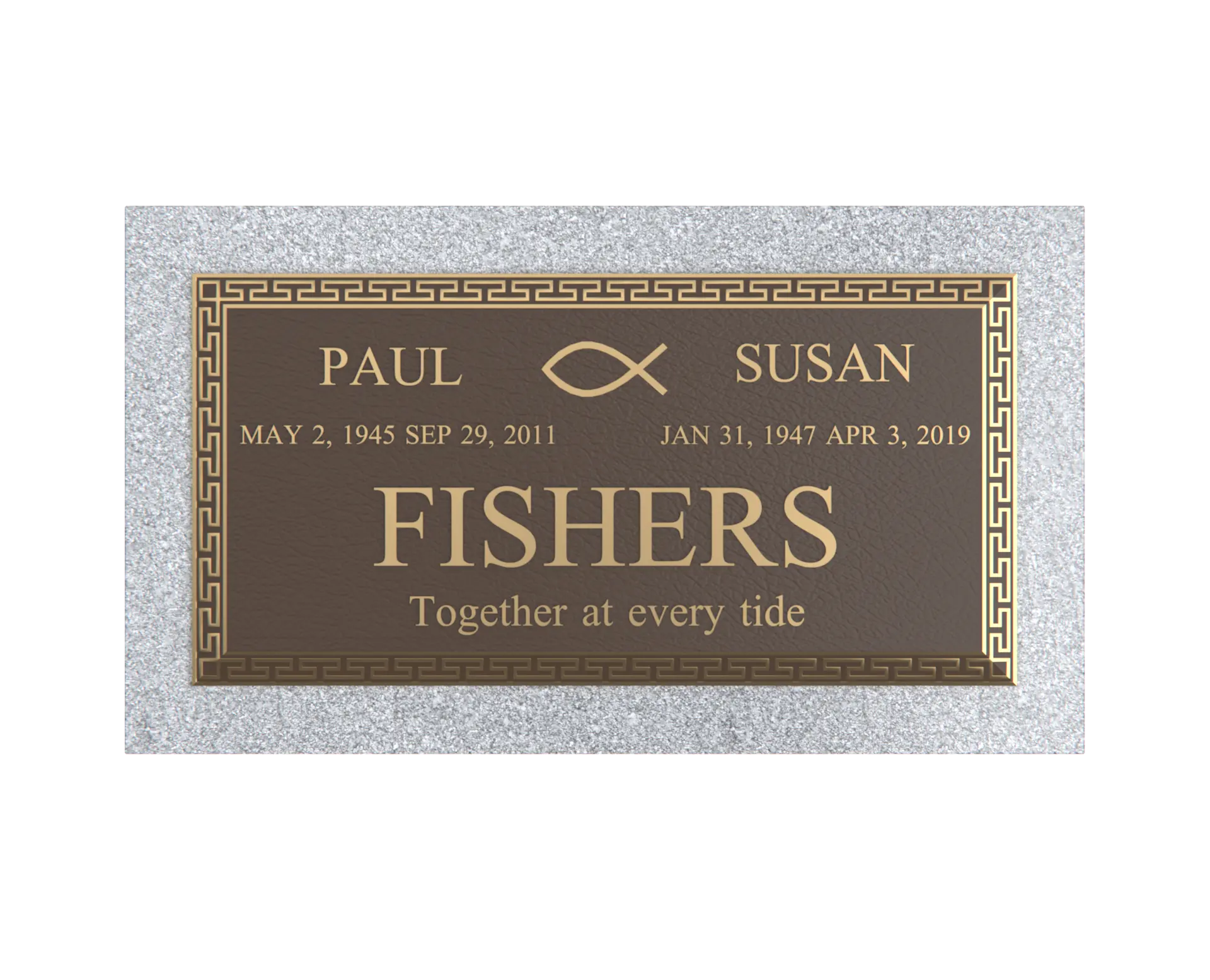 Premium Bronze Plaque 24"x 12"