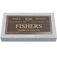 Premium Bronze Plaque 24"x 12" with Granite Base