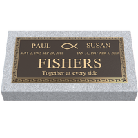 Premium Bronze Plaque 24"x 12" with Granite Base