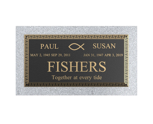 Premium Bronze Plaque 24"x 12"