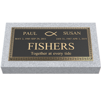 Premium Bronze Plaque 24"x 12" with Granite Base