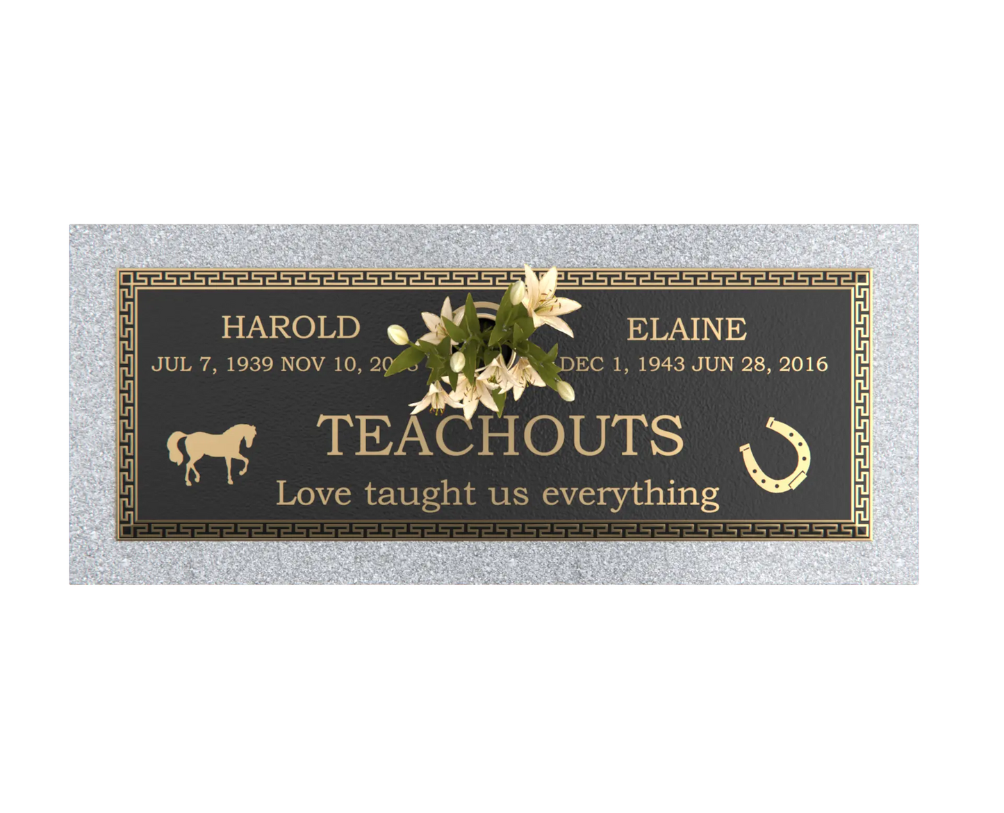 Premium Bronze Plaque 36"x 13"
